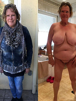 mature beauties dressed with the addition of undressed ladies